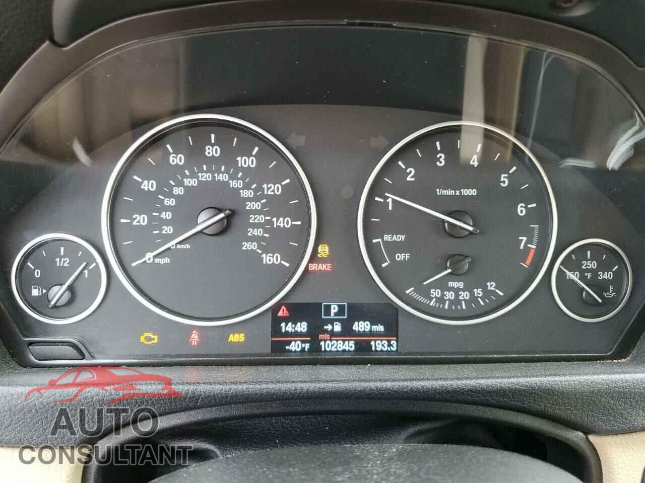 BMW 3 SERIES 2013 - WBA3B1C52DF462824
