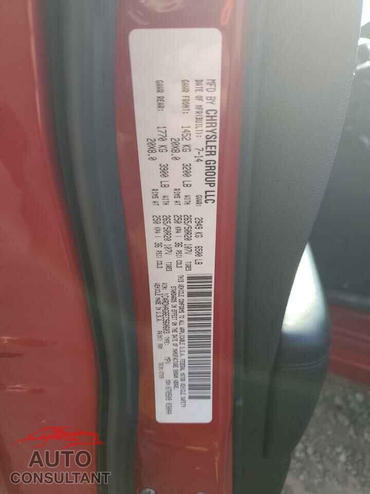 DODGE DURANGO 2014 - 1C4RDHAG6EC560603
