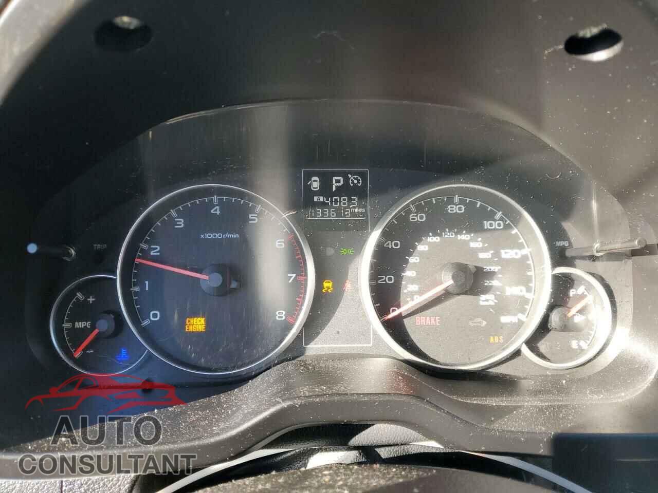 SUBARU OUTBACK 2014 - 4S4BRBCC9E3215801