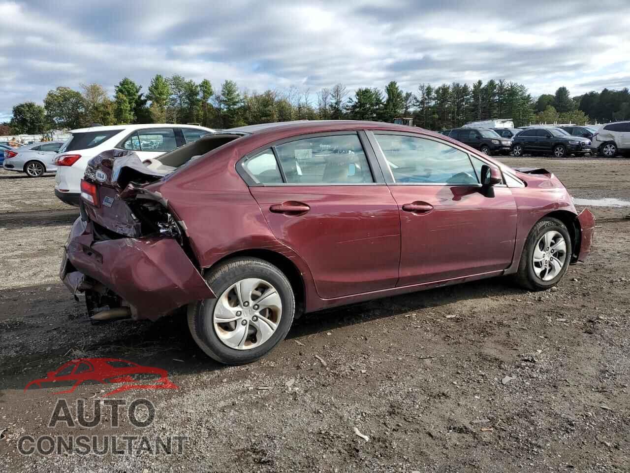 HONDA CIVIC 2013 - 19XFB2F59DE287452