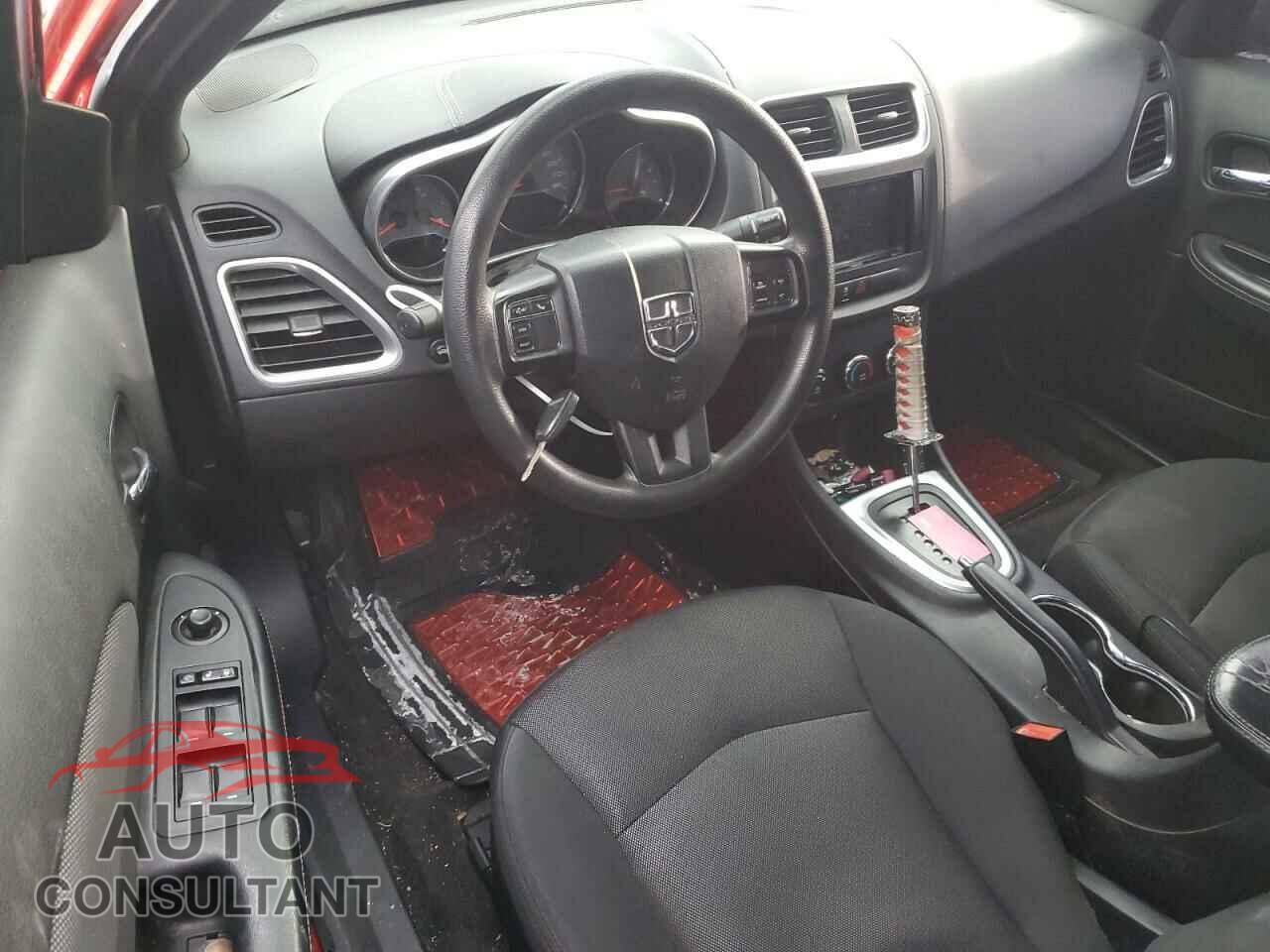 DODGE AVENGER 2012 - 1C3CDZAGXCN254960