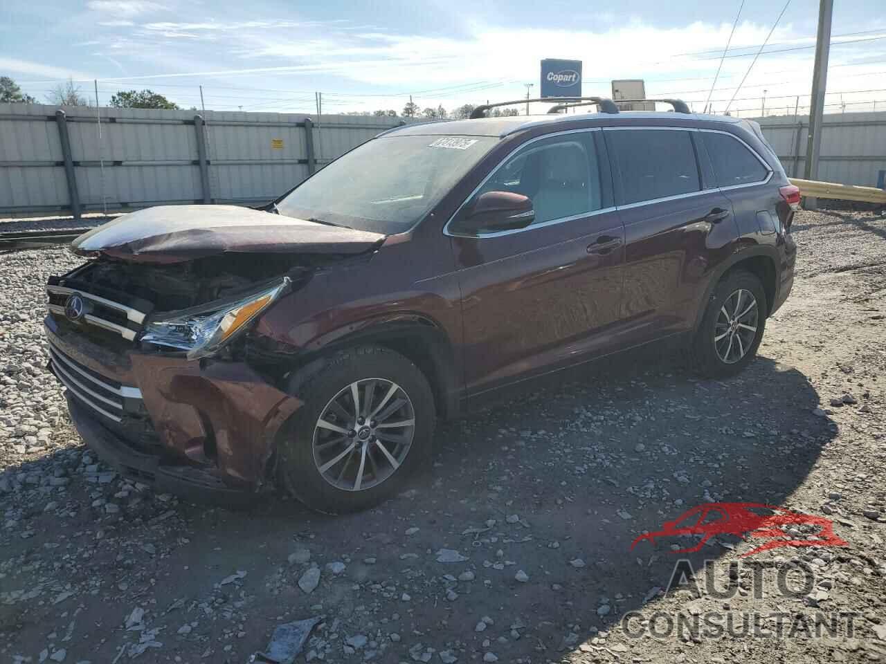 TOYOTA HIGHLANDER 2017 - 5TDKZRFH7HS192154