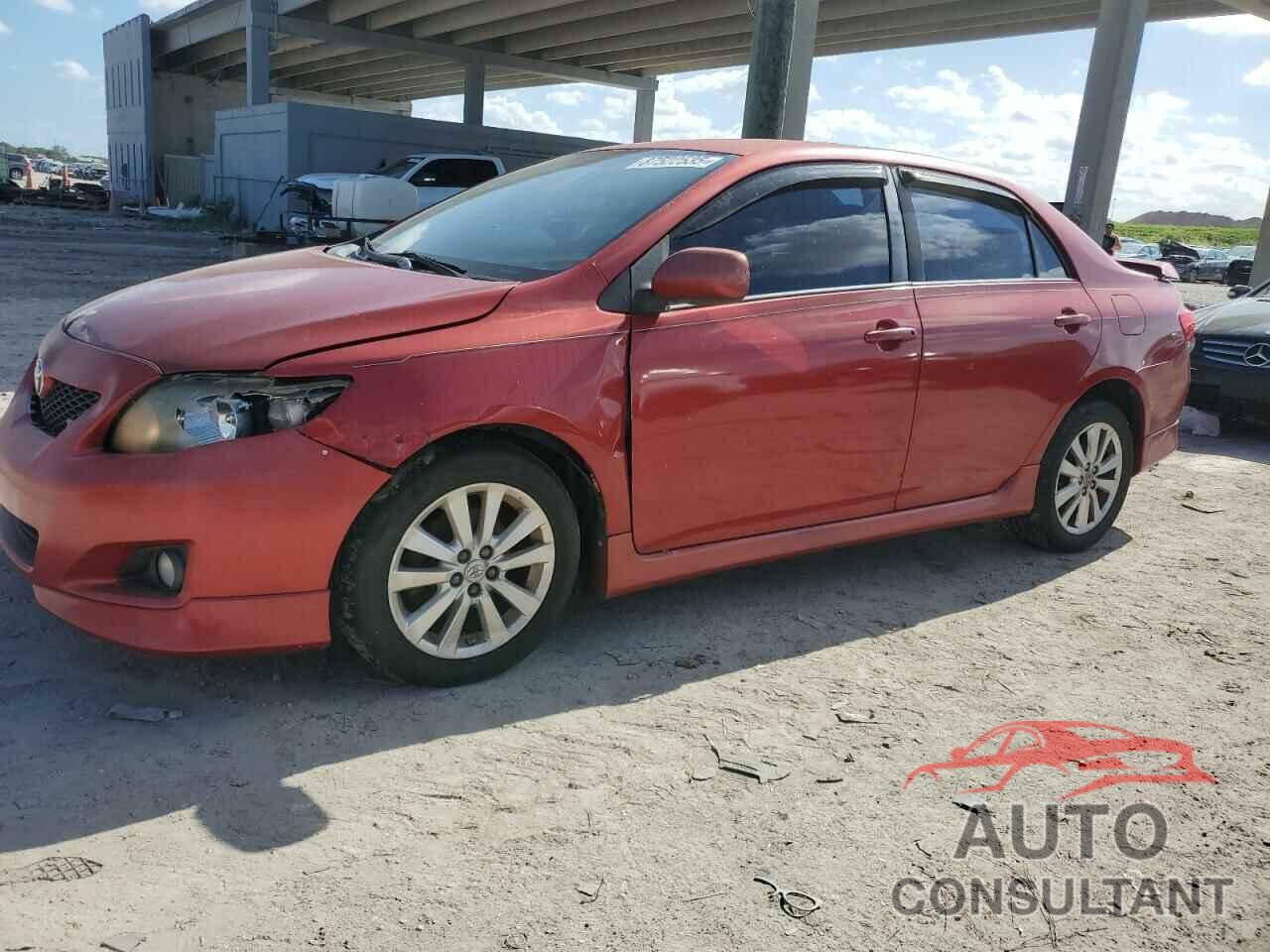 TOYOTA COROLLA 2009 - 1NXBU40E19Z046647