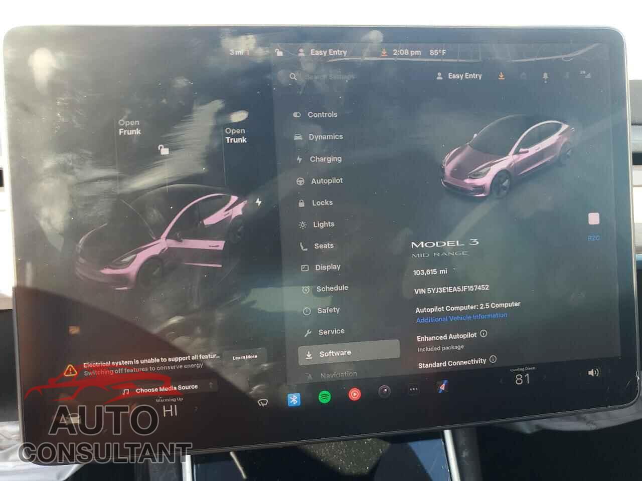 TESLA MODEL 3 2018 - 5YJ3E1EA5JF157452