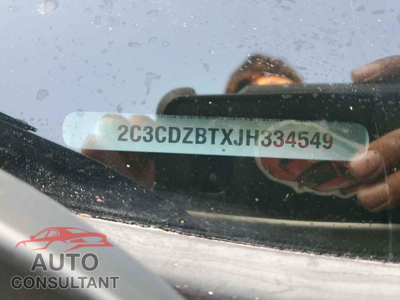 DODGE CHALLENGER 2018 - 2C3CDZBTXJH334549