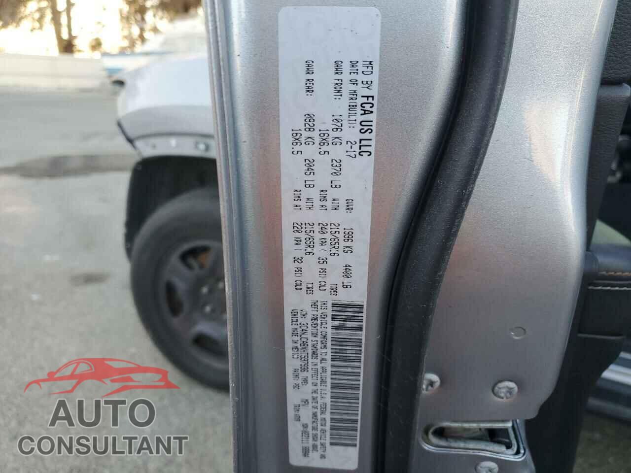 JEEP COMPASS 2017 - 3C4NJCABXHT597936