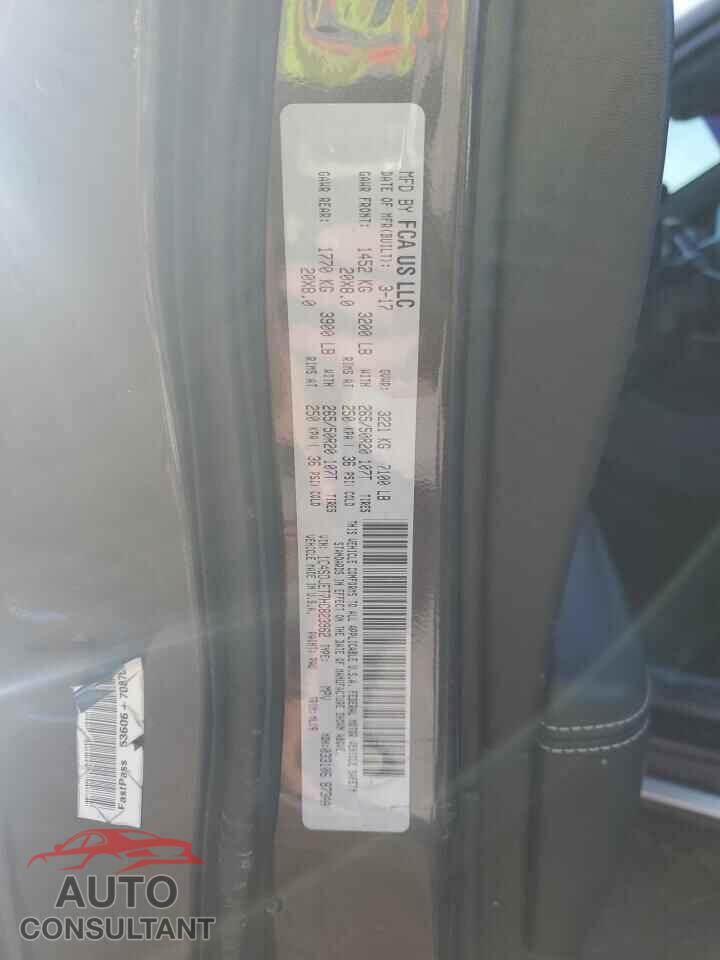 DODGE DURANGO 2017 - 1C4SDJET7HC823962