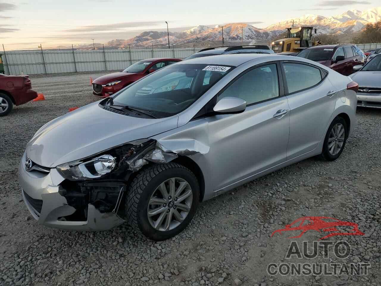 HYUNDAI ELANTRA 2014 - KMHDH4AE2EU170089