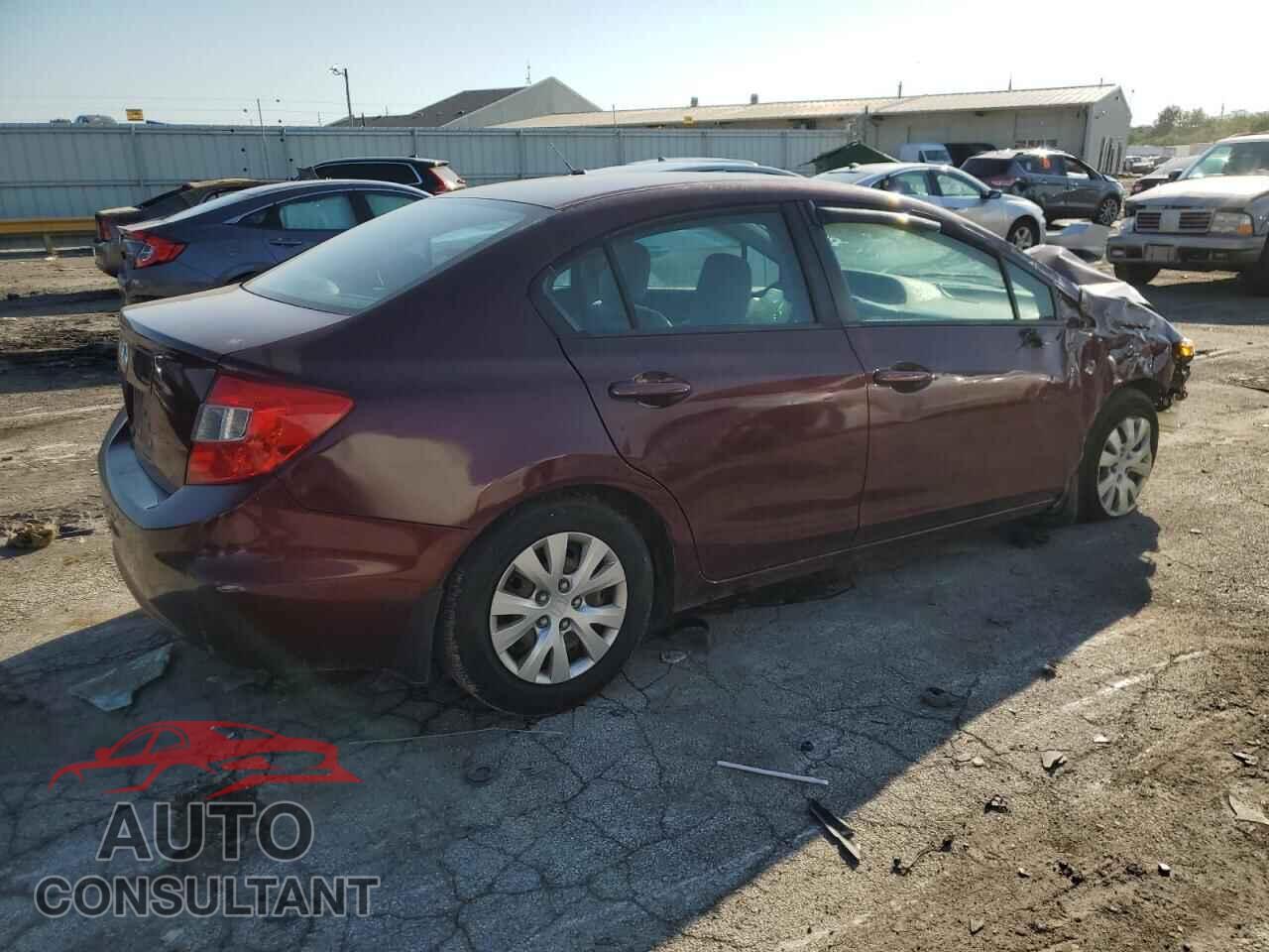 HONDA CIVIC 2012 - 19XFB2F5XCE080406