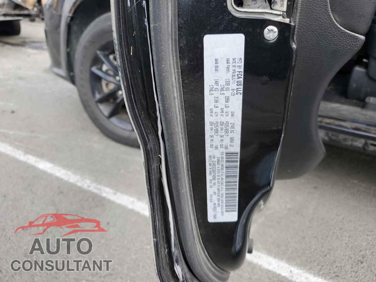 DODGE CARAVAN 2019 - 2C4RDGEG8KR742908