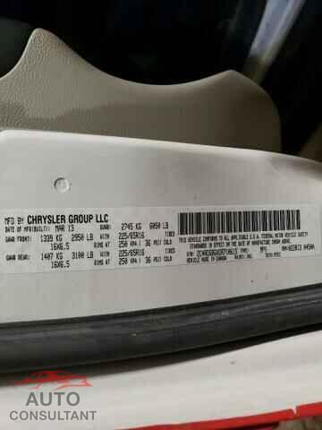 DODGE CARAVAN 2013 - 2C4RDGBGXDR710615