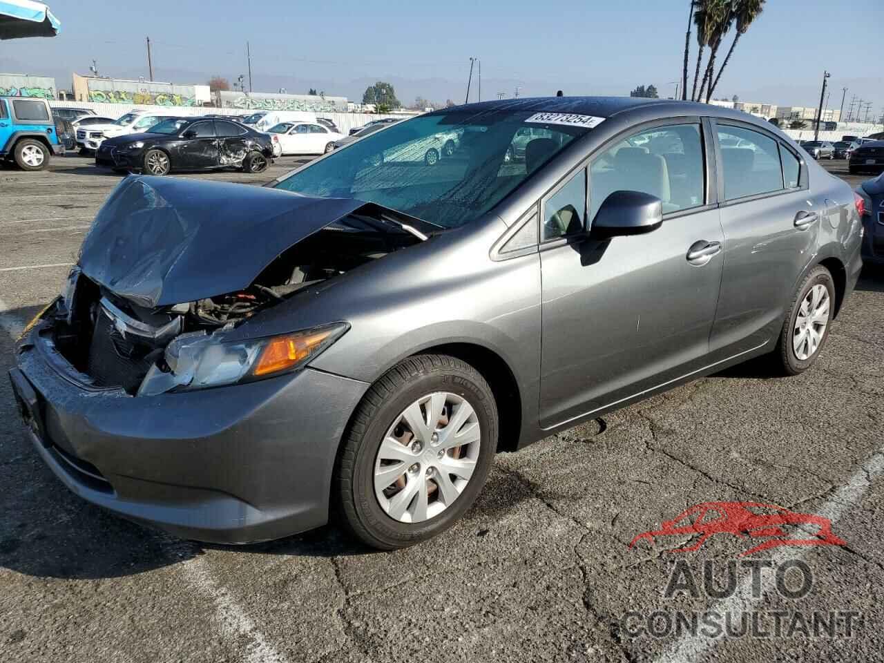 HONDA CIVIC 2012 - 19XFB2F52CE312707