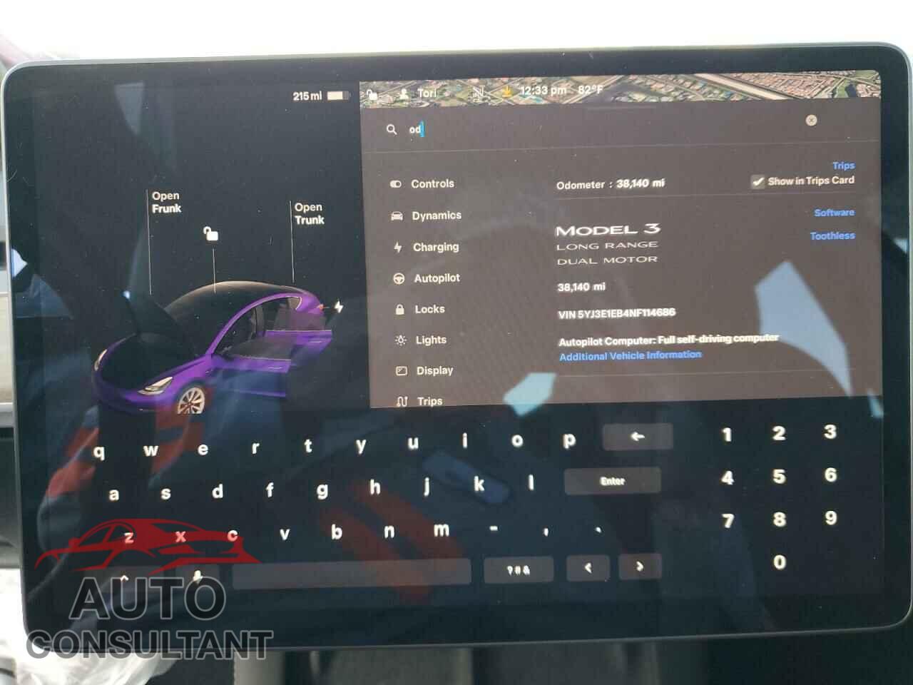 TESLA MODEL 3 2022 - 5YJ3E1EB4NF114686