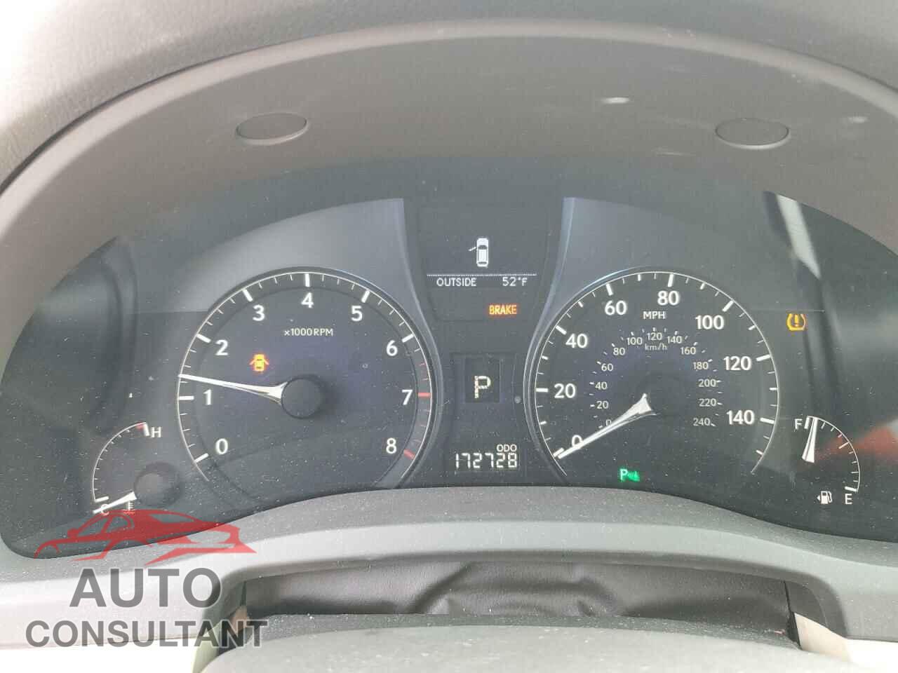 LEXUS RX350 2012 - 2T2ZK1BA5CC080303