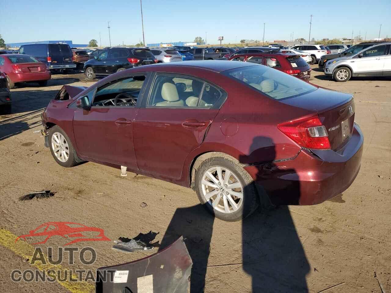 HONDA CIVIC 2012 - 19XFB2F96CE026958