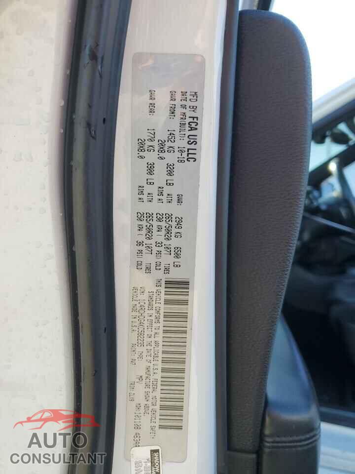 DODGE DURANGO 2019 - 1C4RDHDG4KC582235