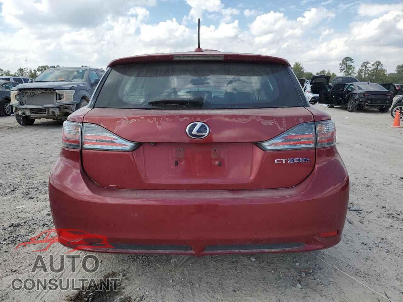 LEXUS CT 200 2012 - JTHKD5BH1C2090926