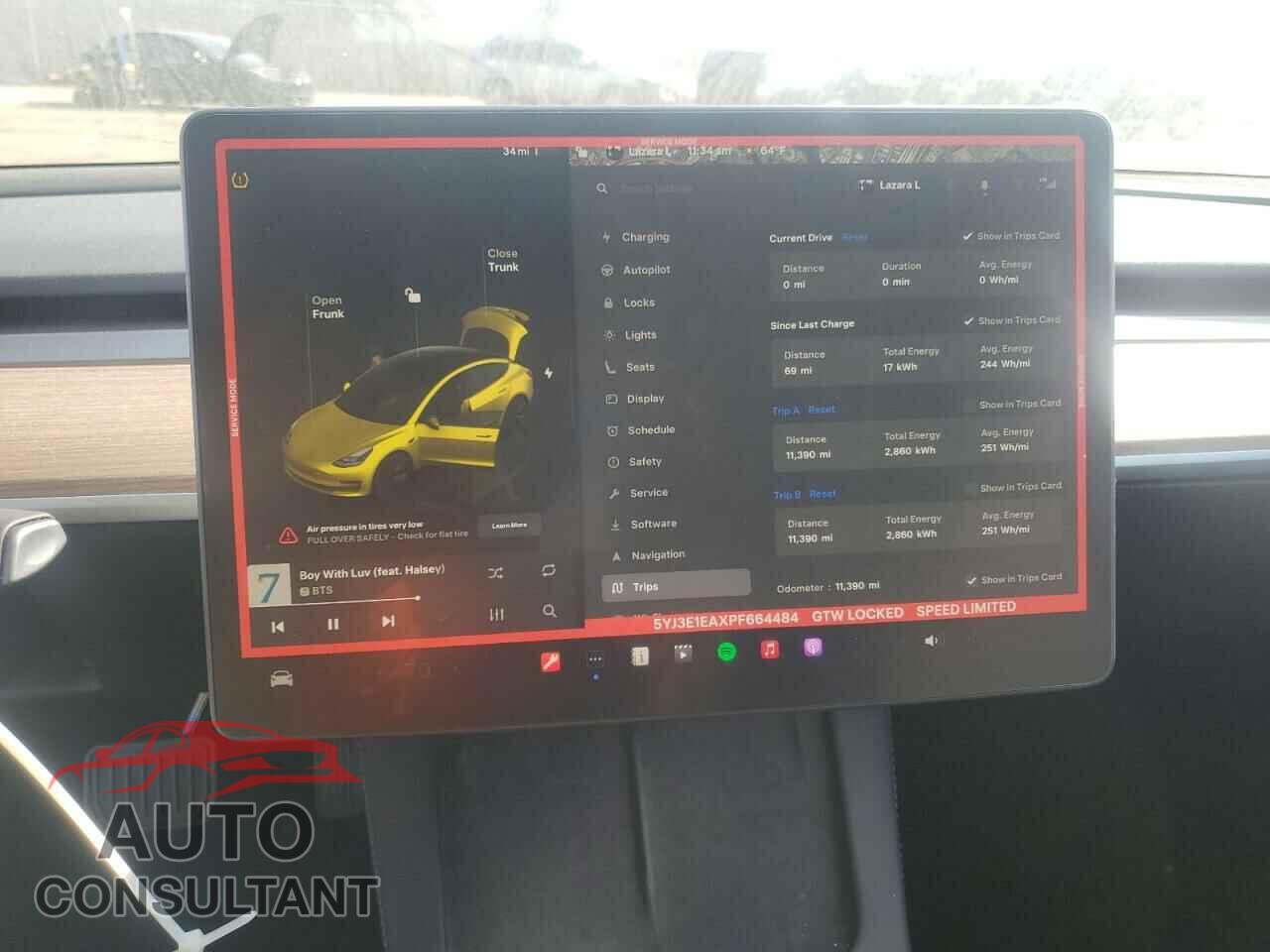 TESLA MODEL 3 2023 - 5YJ3E1EAXPF664484
