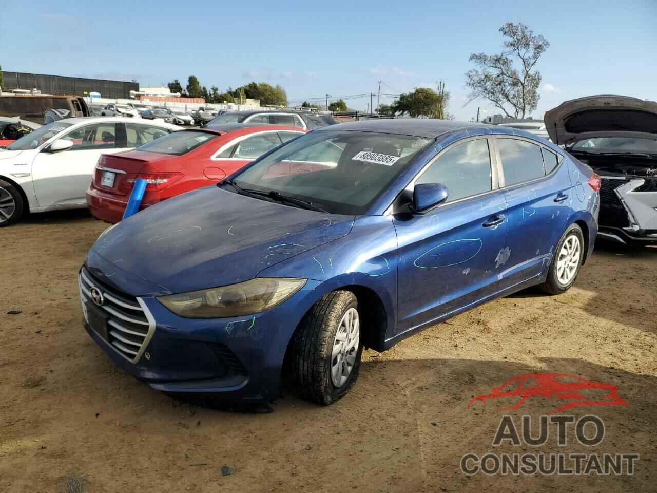 HYUNDAI ELANTRA 2017 - 5NPD74LFXHH201486