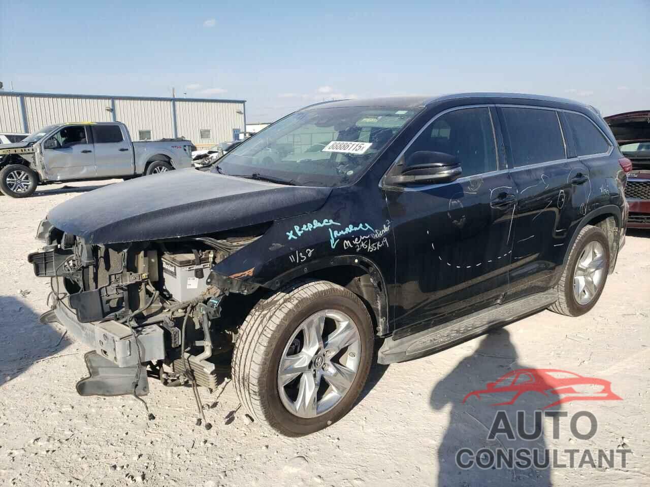 TOYOTA HIGHLANDER 2017 - 5TDYZRFH3HS196860