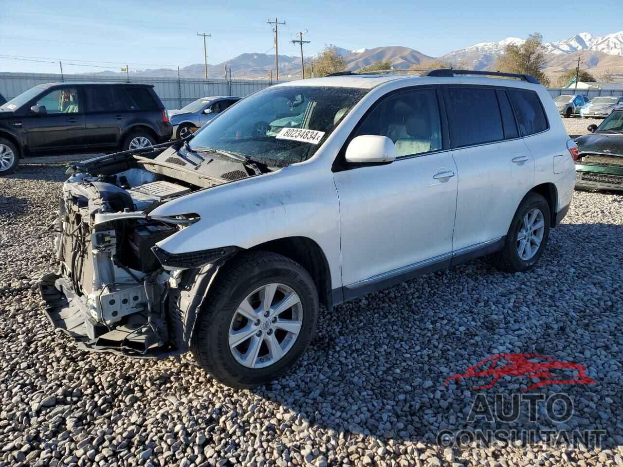 TOYOTA HIGHLANDER 2013 - 5TDBK3EH5DS264322