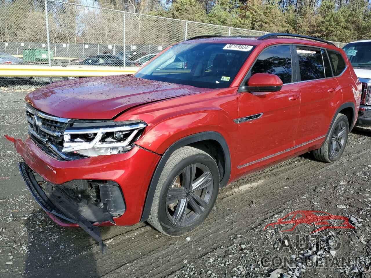 VOLKSWAGEN ATLAS 2021 - 1V2RR2CA4MC510593