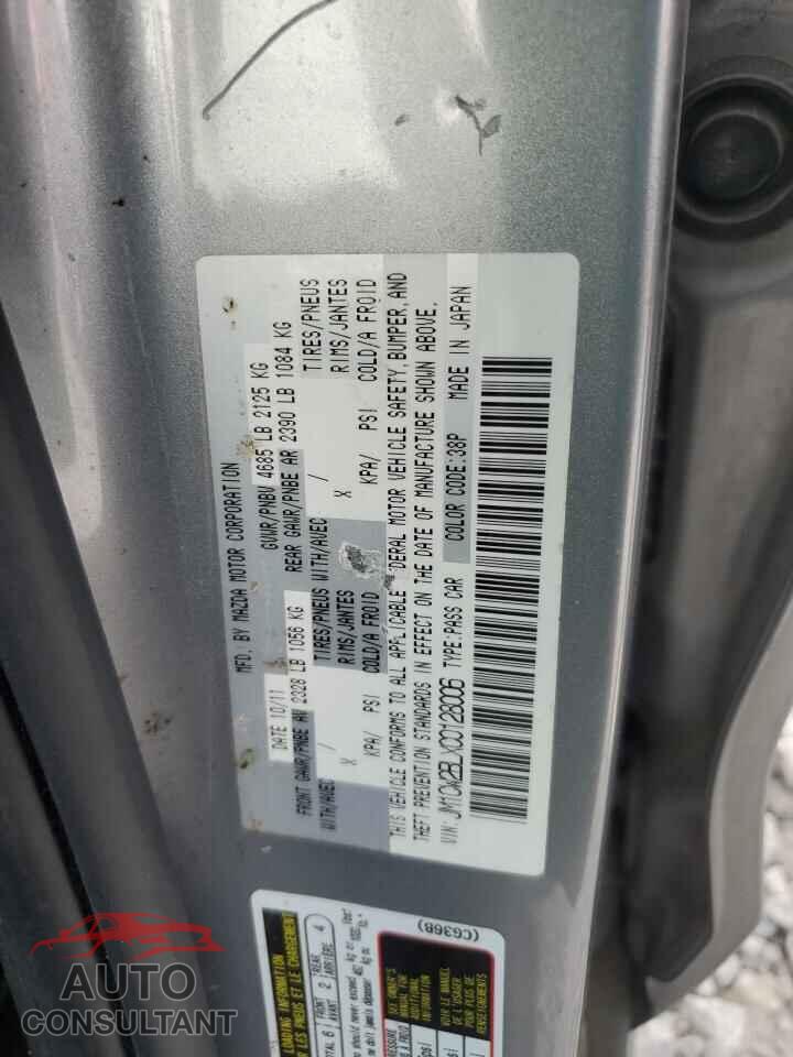 MAZDA 5 2012 - JM1CW2BLXC0128006