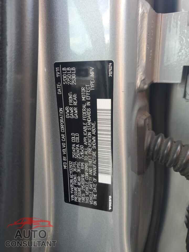 VOLVO XC70 2012 - YV4952BL6C1132932