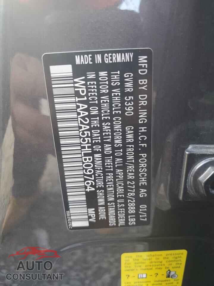 PORSCHE MACAN 2017 - WP1AA2A55HLB09764