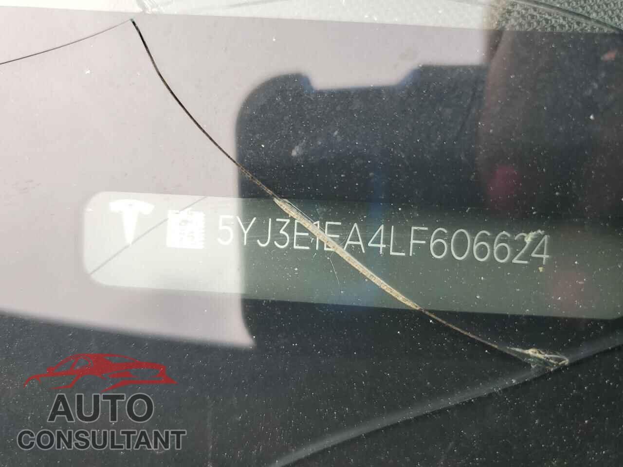 TESLA MODEL 3 2020 - 5YJ3E1EA4LF606624