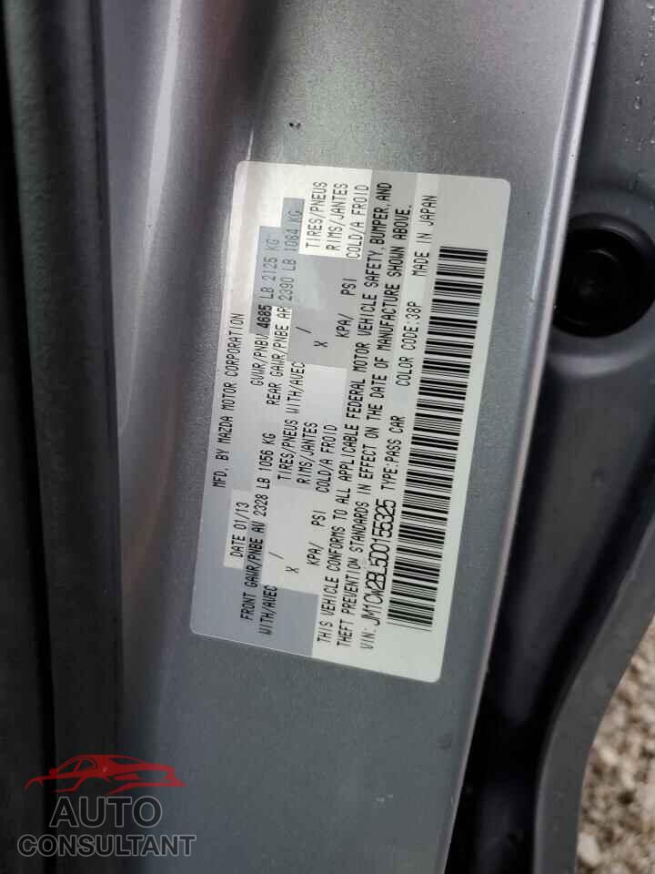 MAZDA 5 2013 - JM1CW2BL5D0155325