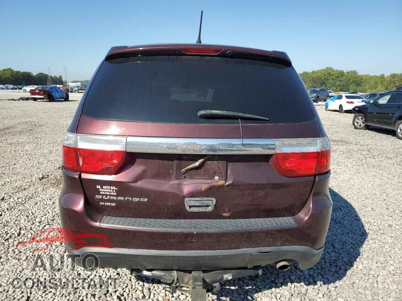 DODGE DURANGO 2012 - 1C4RDJAG3CC147235