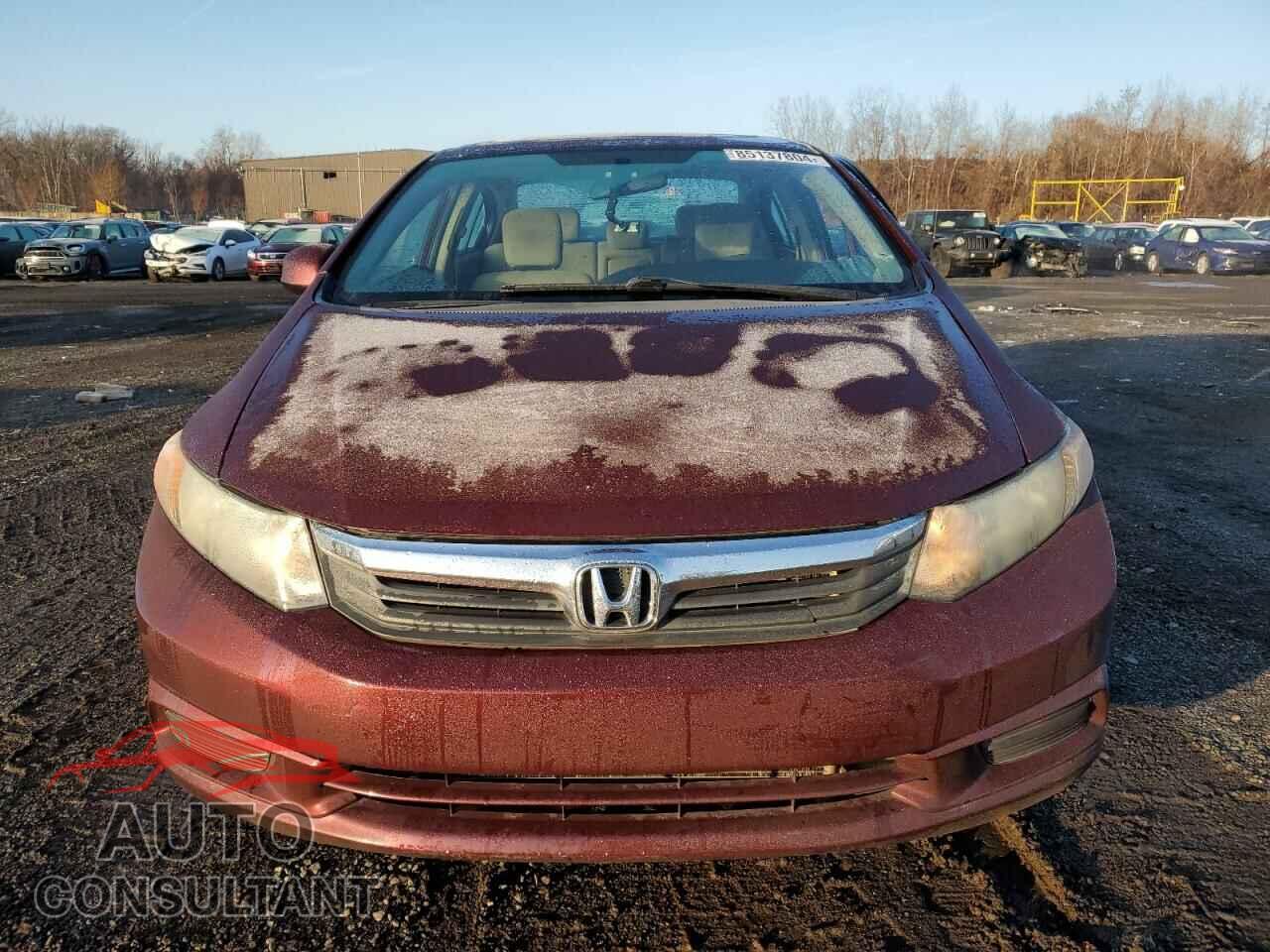 HONDA CIVIC 2012 - 19XFB2F84CE326120