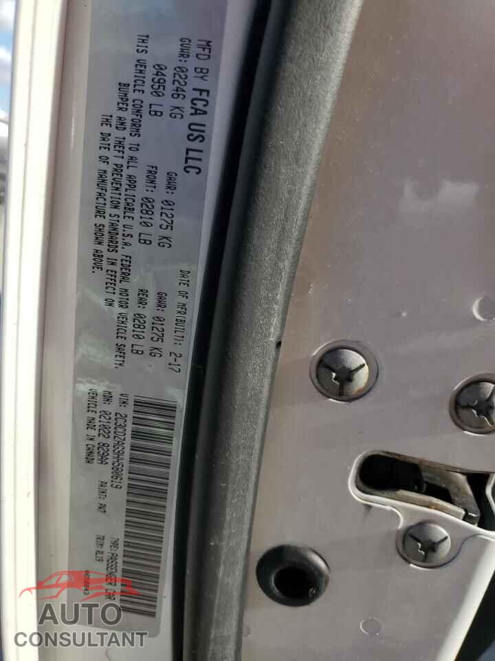DODGE CHALLENGER 2017 - 2C3CDZAG9HH580619