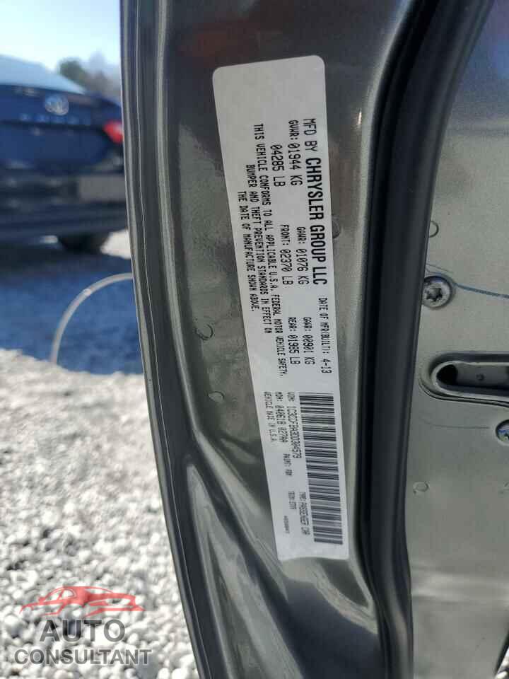 DODGE DART 2013 - 1C3CDFBA3DD304579
