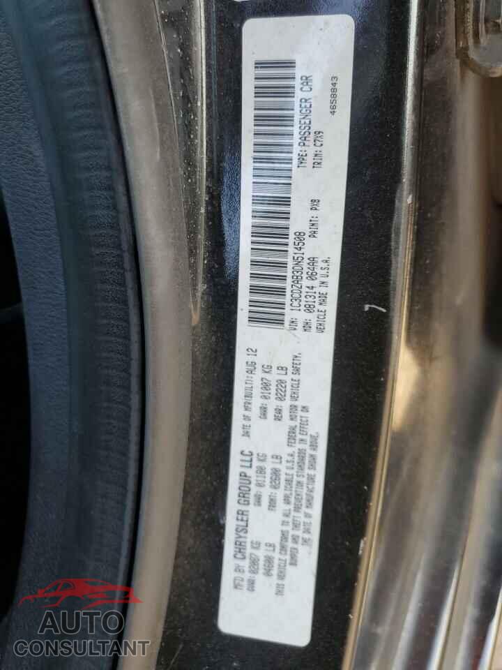 DODGE AVENGER 2013 - 1C3CDZAB3DN514508
