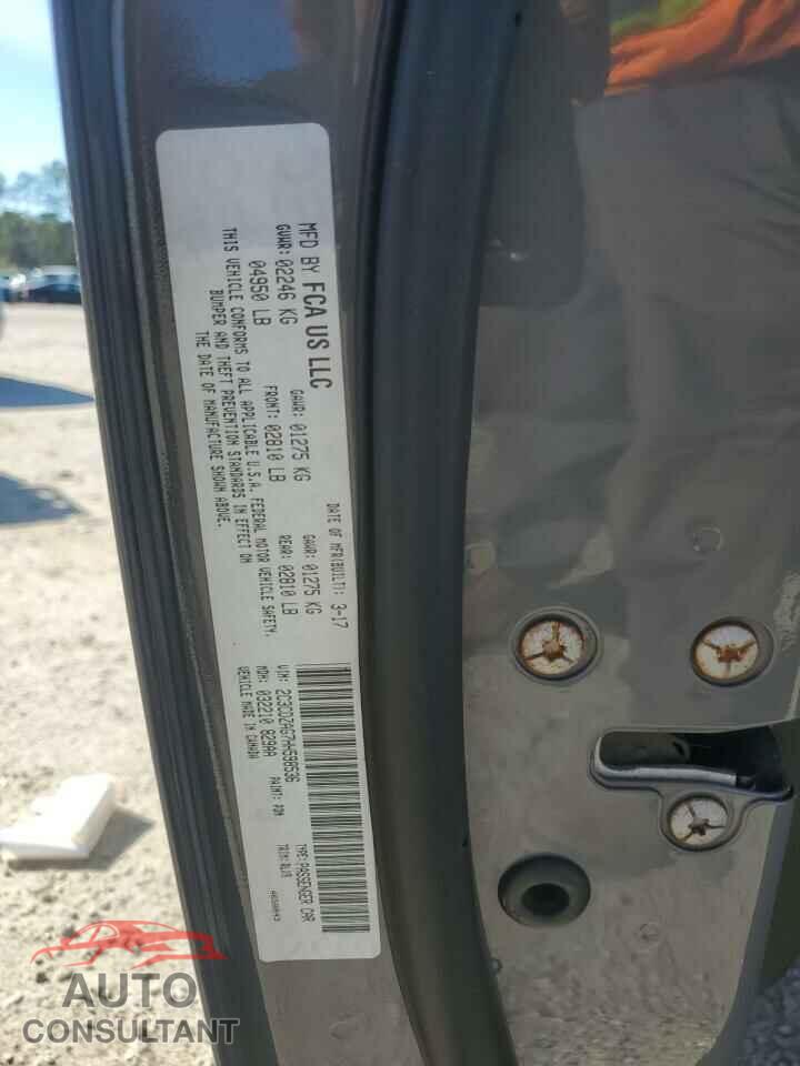 DODGE CHALLENGER 2017 - 2C3CDZAG7HH598536