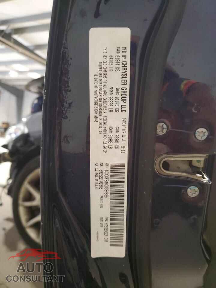 DODGE DART 2013 - 1C3CDFBA0DD334865