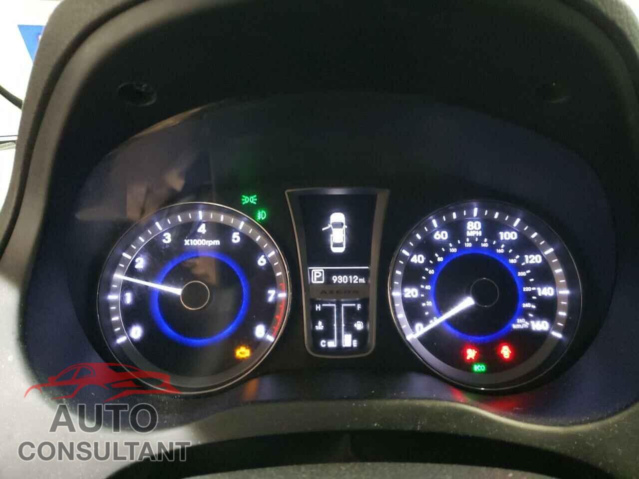 HYUNDAI AZERA 2012 - KMHFH4JG9CA149457