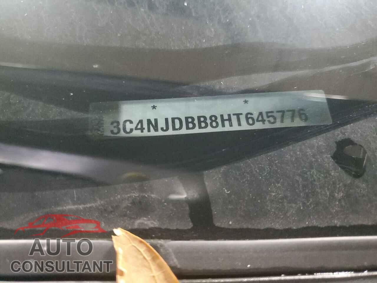 JEEP COMPASS 2017 - 3C4NJDBB8HT645776