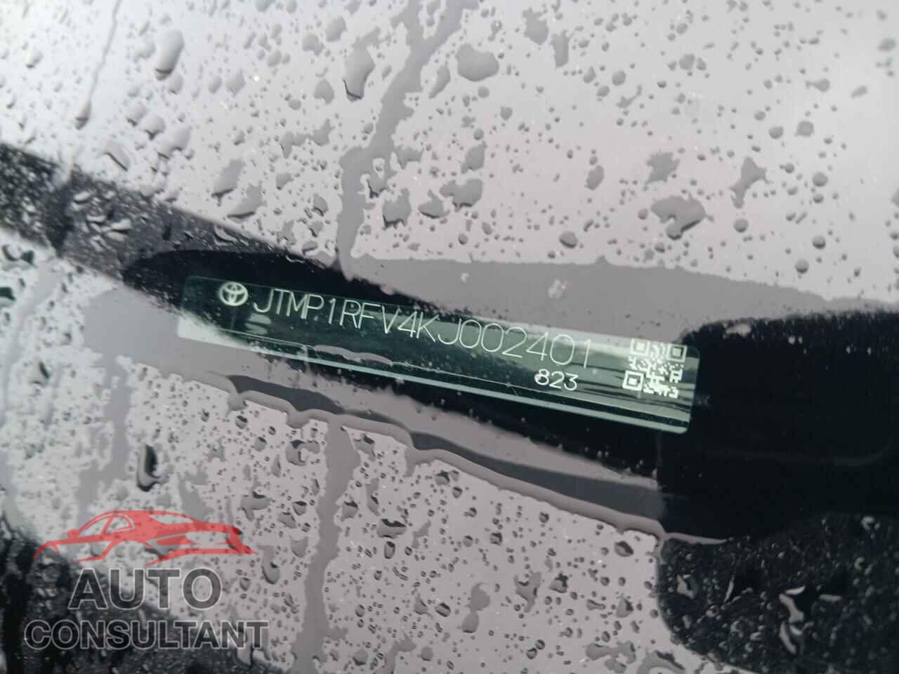 TOYOTA RAV4 2019 - JTMP1RFV4KJ002401