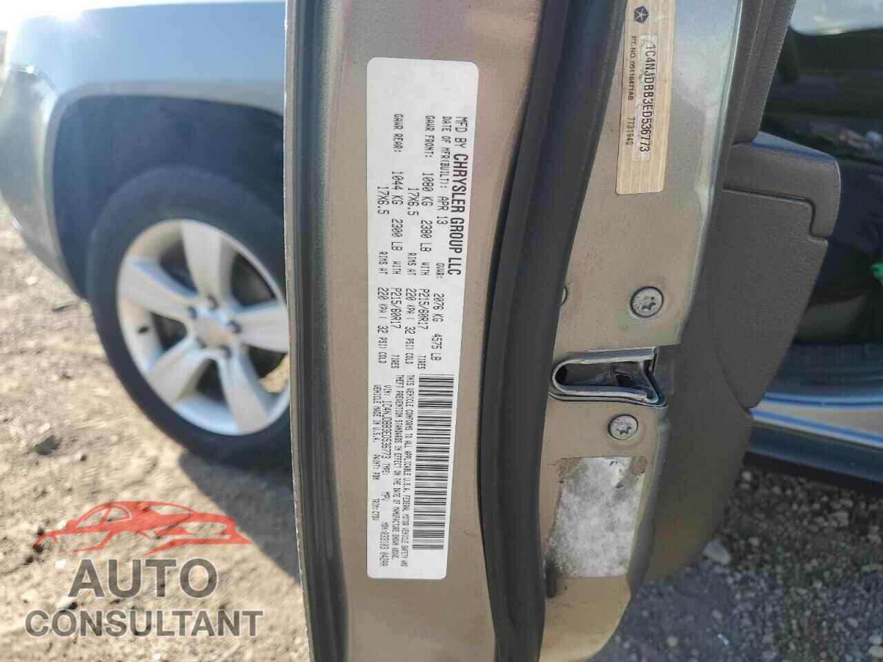JEEP COMPASS 2014 - 1C4NJDBB3ED536773