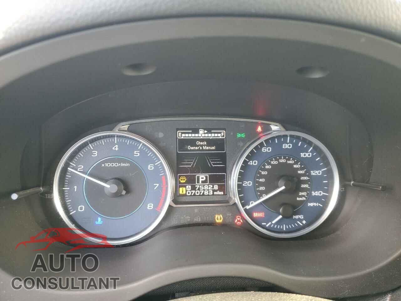 SUBARU CROSSTREK 2017 - JF2GPANC5HH266082