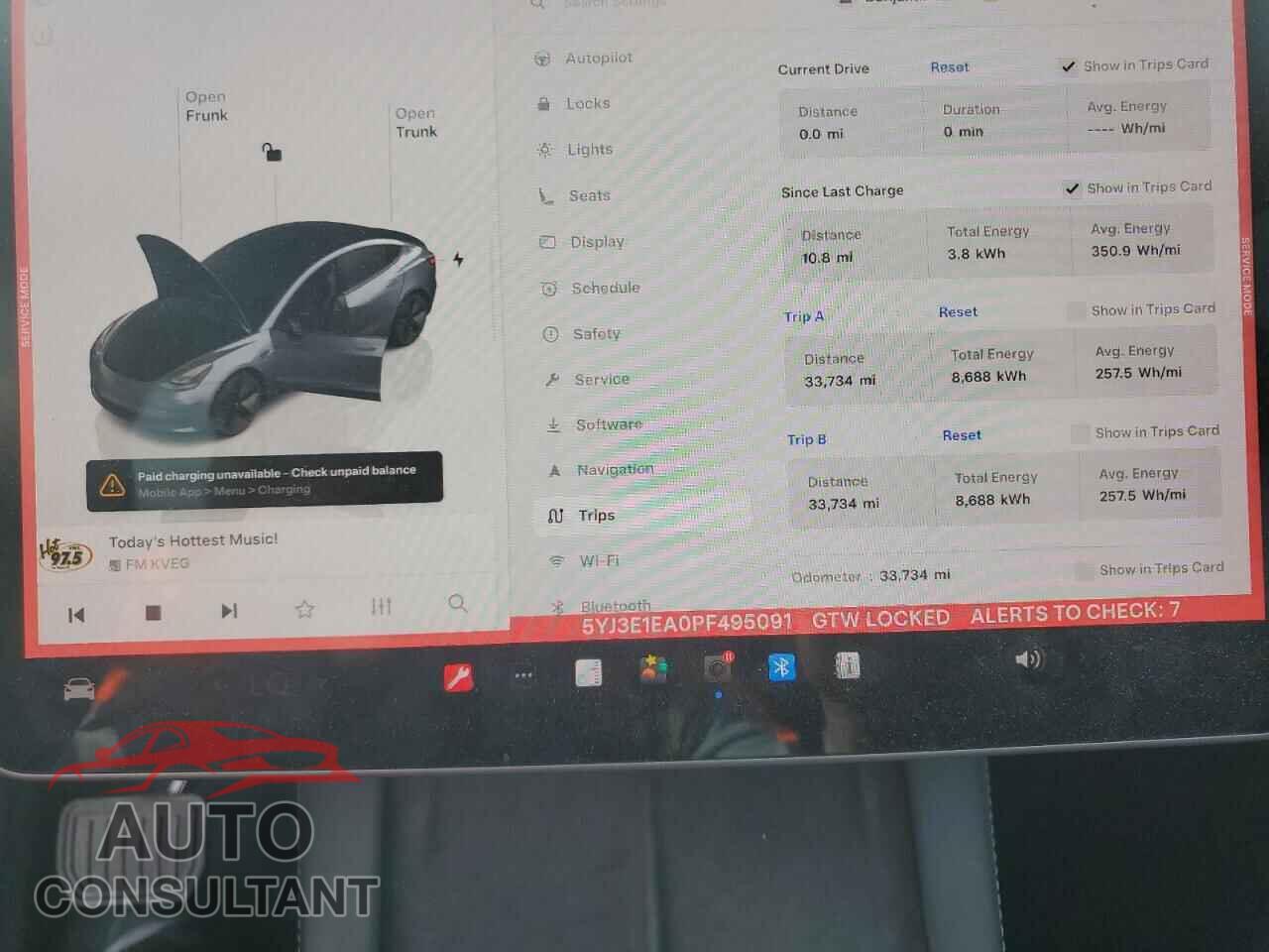 TESLA MODEL 3 2023 - 5YJ3E1EA0PF495091