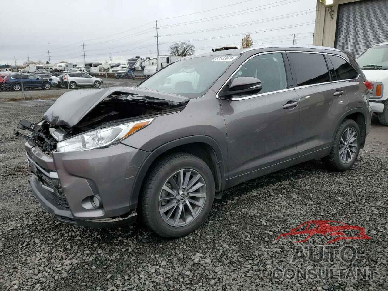 TOYOTA HIGHLANDER 2019 - 5TDJZRFH7KS991239