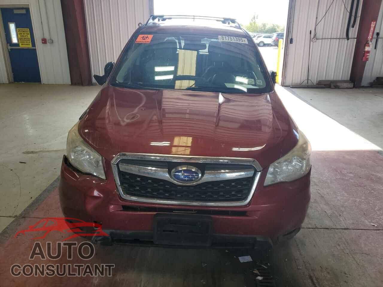 SUBARU FORESTER 2014 - JF2SJAEC4EH460237