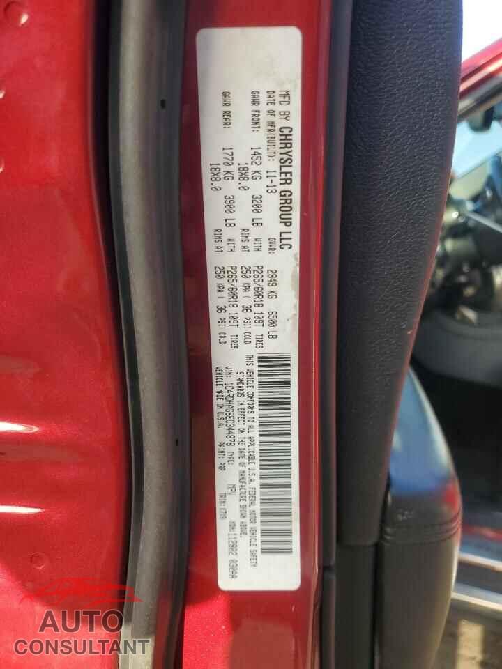 DODGE DURANGO 2014 - 1C4RDHAG6EC344878