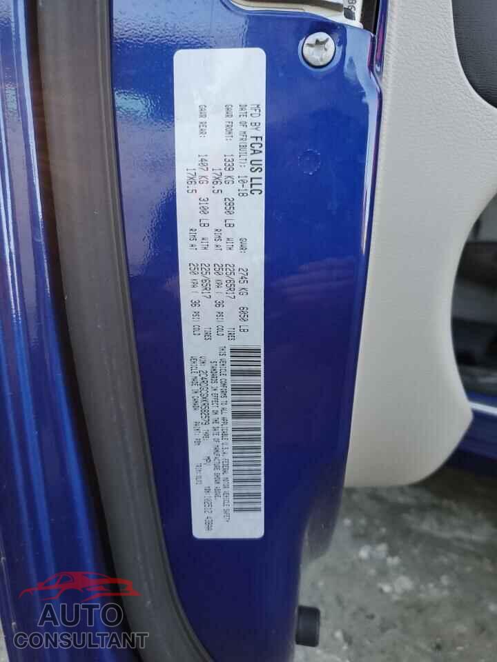 DODGE CARAVAN 2019 - 2C4RDGCGXKR582579