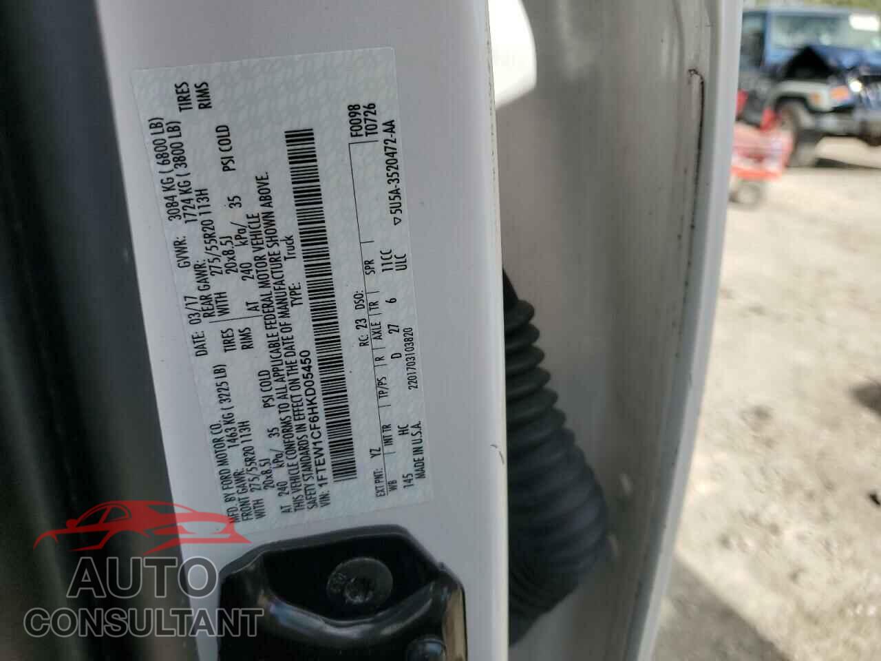 FORD F-150 2017 - 1FTEW1CF6HKD05450