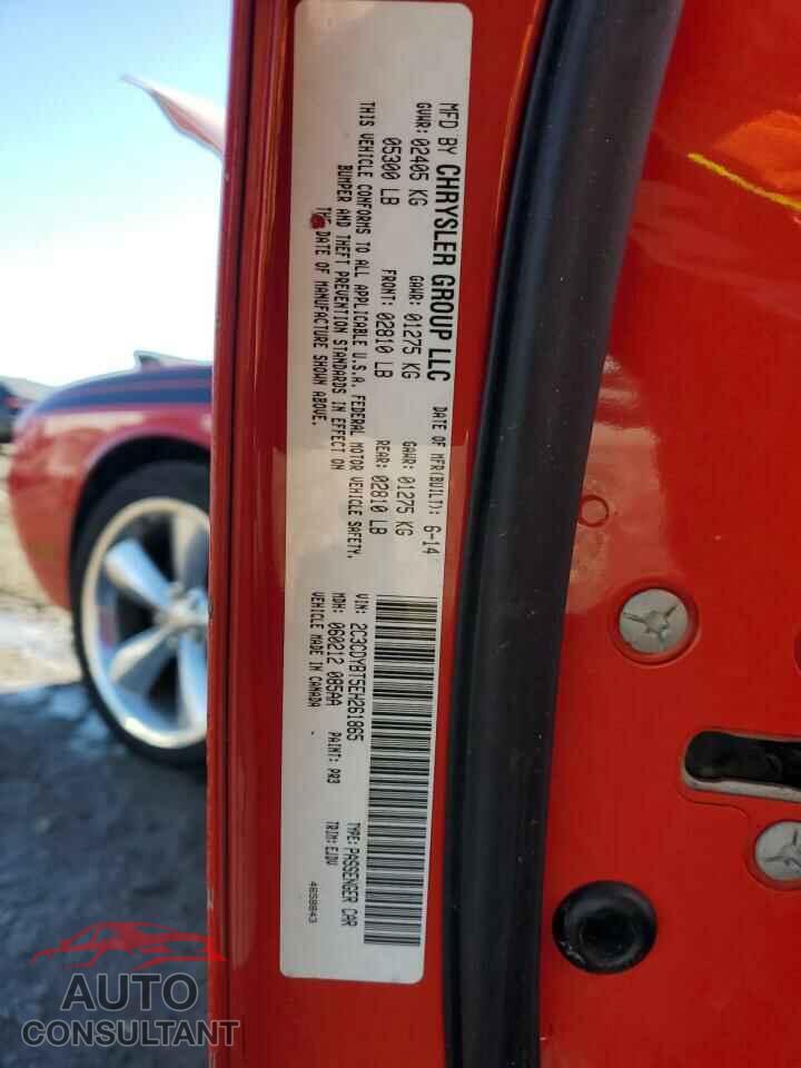 DODGE CHALLENGER 2014 - 2C3CDYBT5EH261865